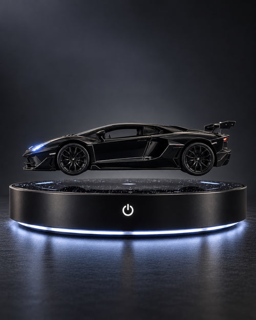 ZERO G CAR LAMP side profile showing the visible magnetic levitation gap